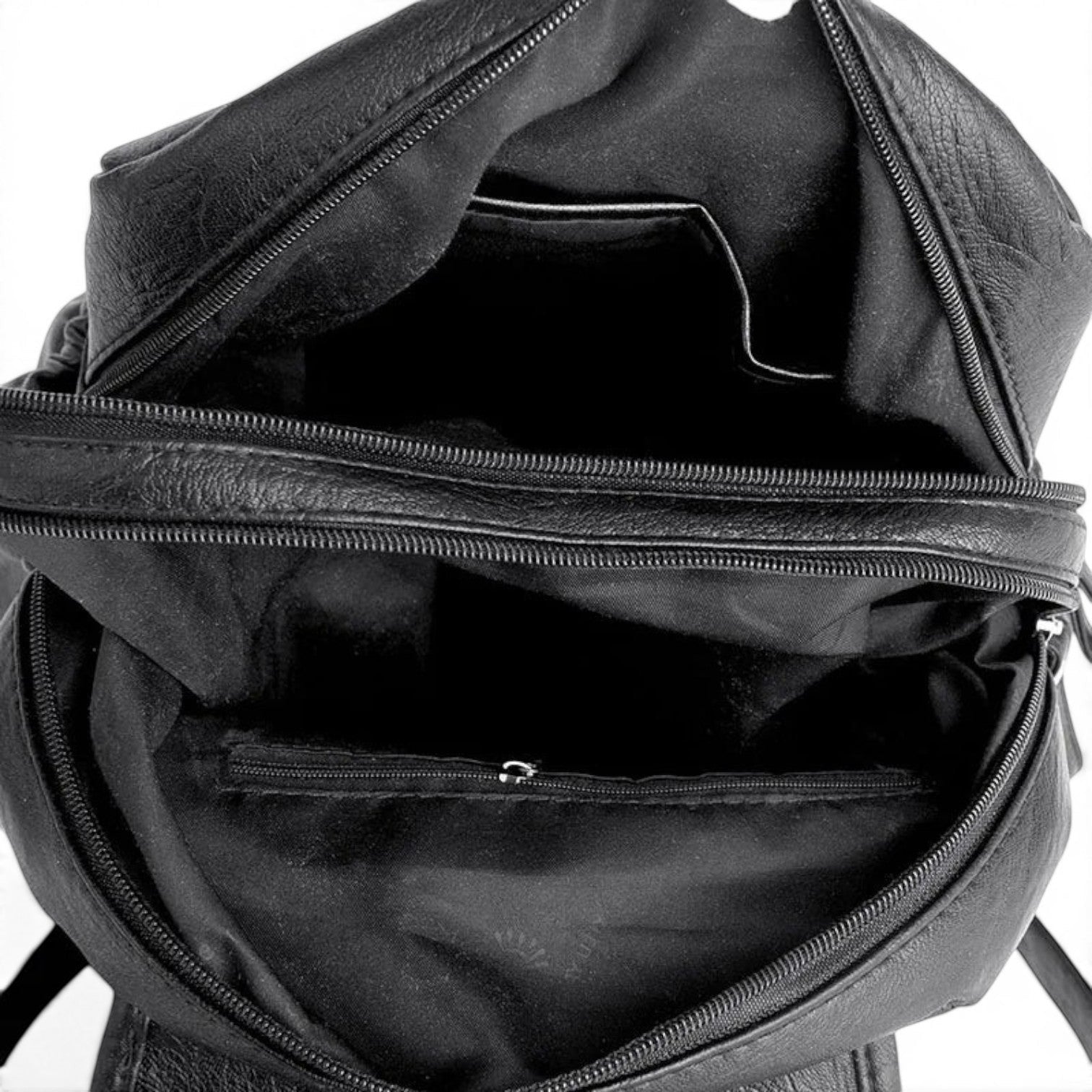 Sac à Dos Cuir Vintage Multi Poches