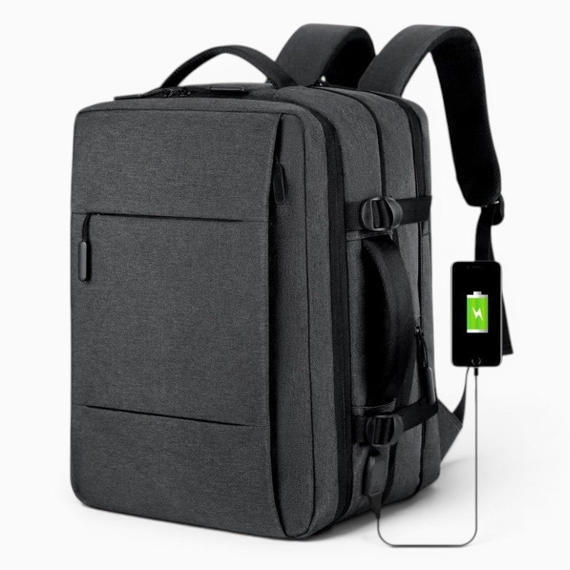 Sac a dos voyage extensible pour ordinateur portable avec grande capacité
