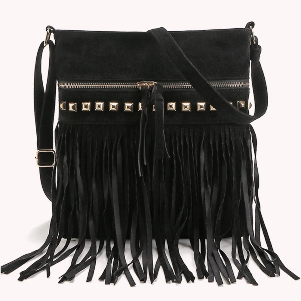Sac à Main Bandoulière Femme À Franges
