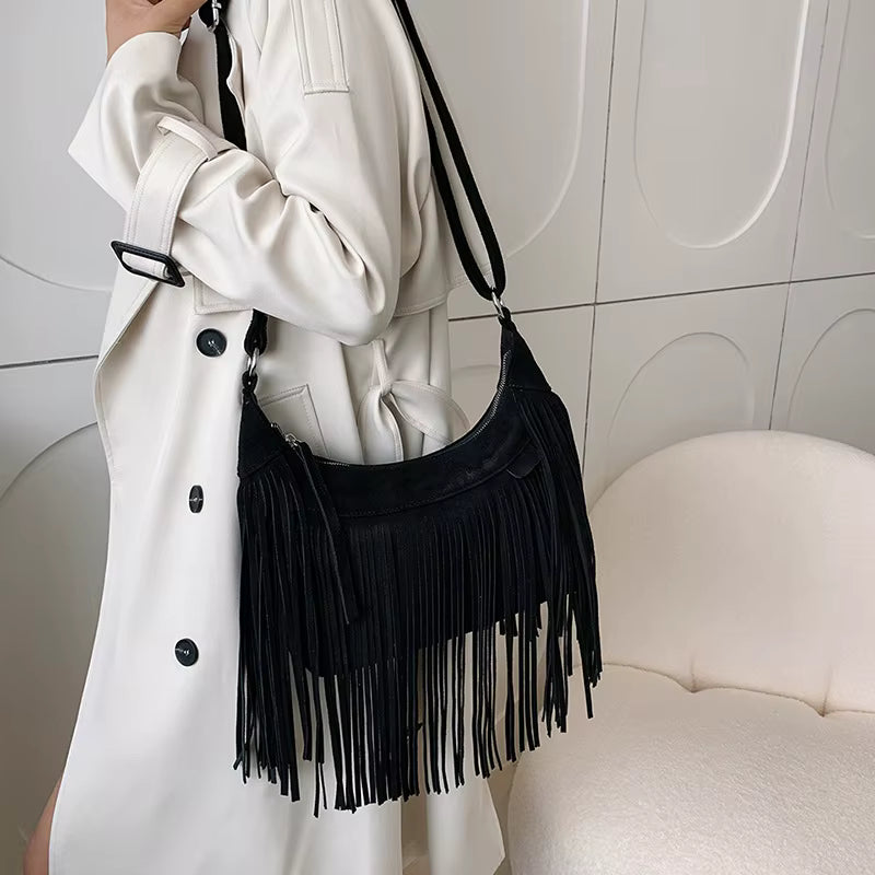 Sac Bandoulière Femme À Franges