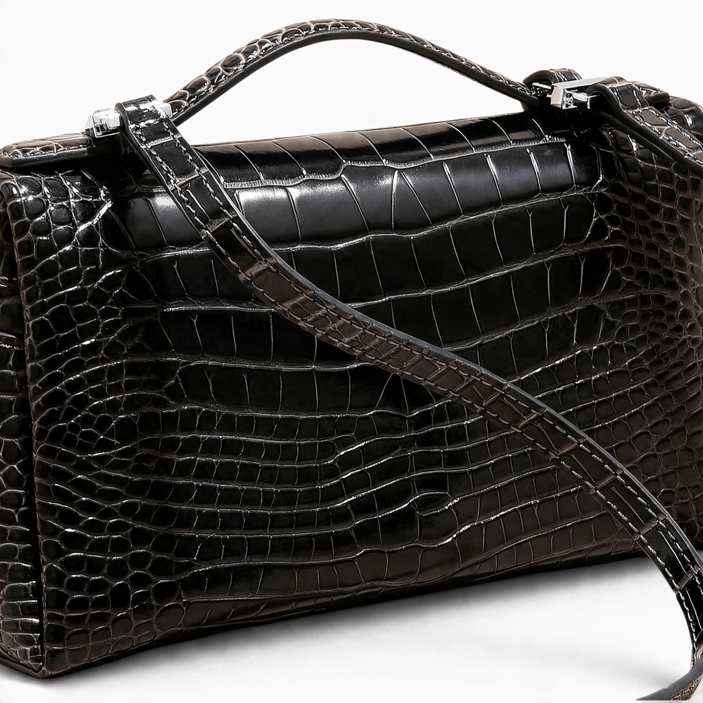 Le Prestige du Sac Petit Sac Bandoulière Femme Crocodile