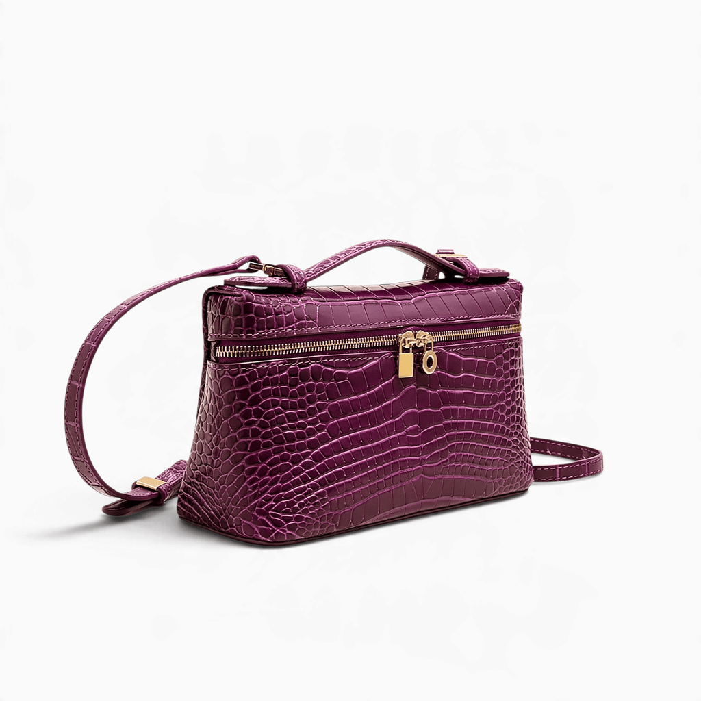 Le Prestige du Sac Petit Sac Bandoulière Femme Crocodile