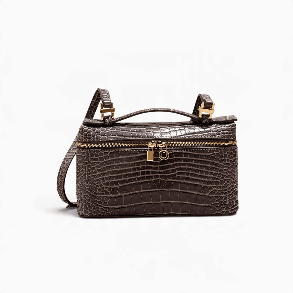 Le Prestige du Sac Petit Sac Bandoulière Femme Crocodile