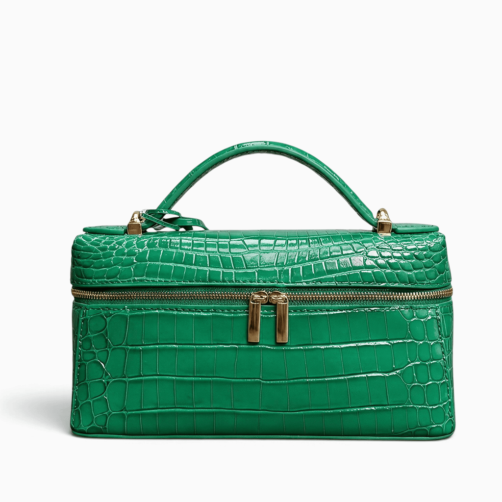 Le Prestige du Sac Petit Sac à Main Femme Cuir Effet Crocodile