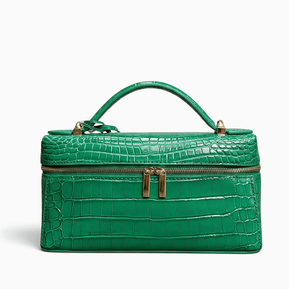 Le Prestige du Sac Petit Sac à Main Femme Cuir Effet Crocodile