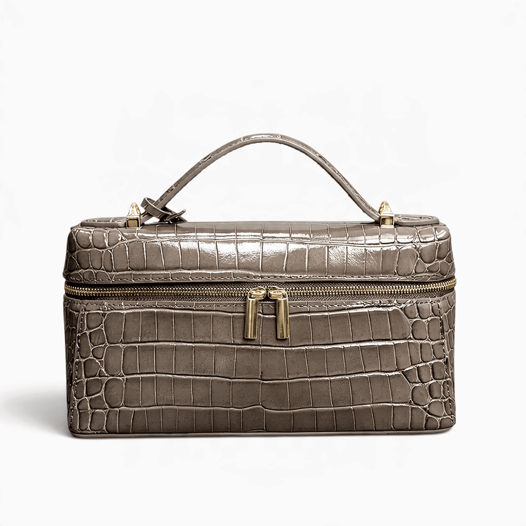Le Prestige du Sac Petit Sac à Main Femme Cuir Effet Crocodile