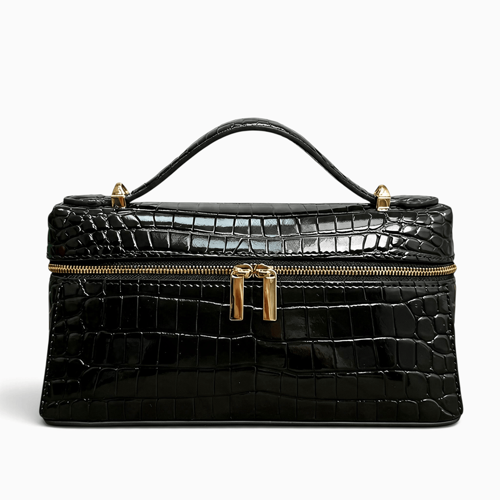 Le Prestige du Sac Petit Sac à Main Femme Cuir Effet Crocodile
