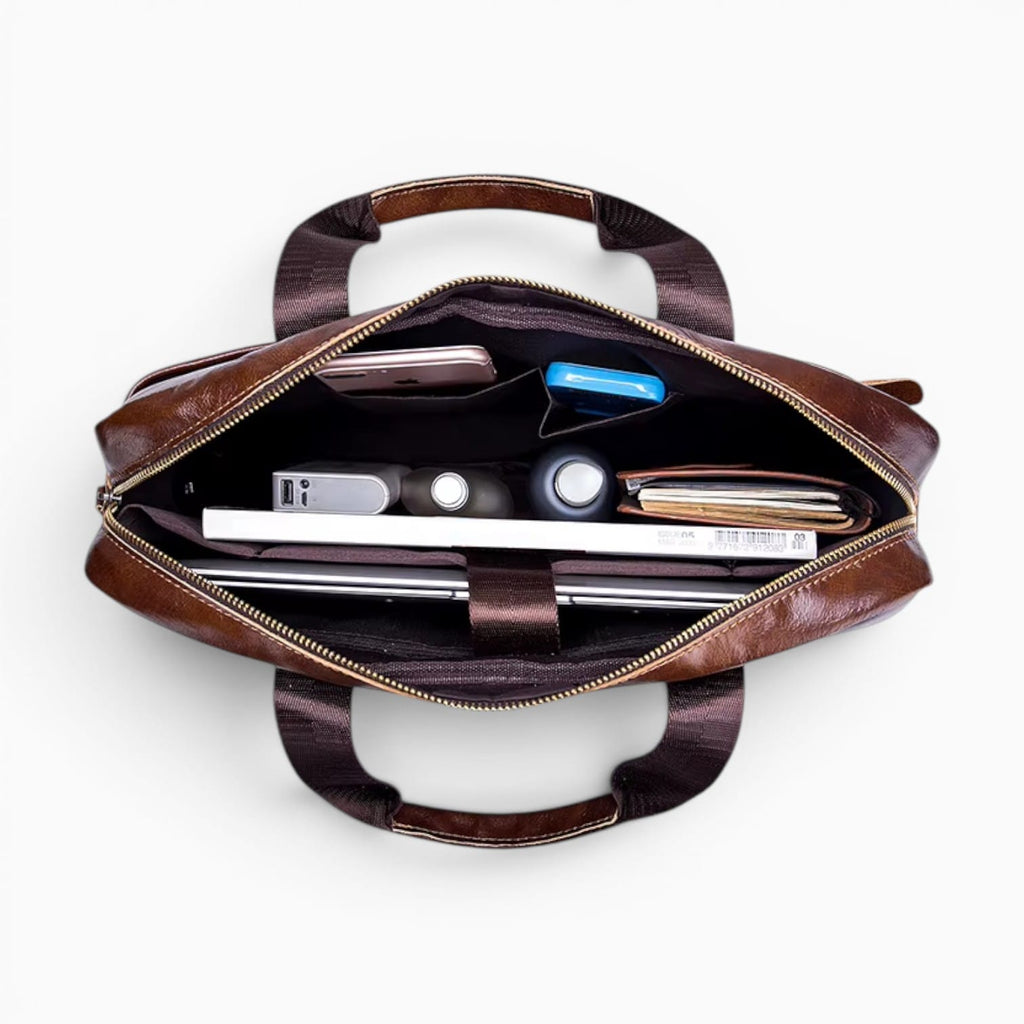 Sac Sacoche Cuir Travail Homme