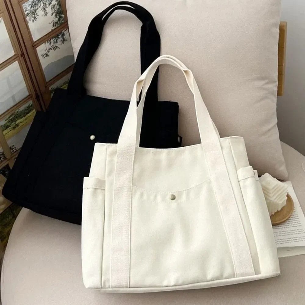 Sac Sac à Main de Cours Fourre-Tout en Toile