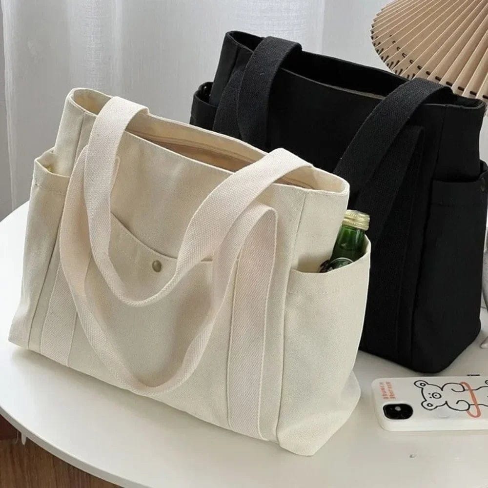 Sac Sac à Main de Cours Fourre-Tout en Toile