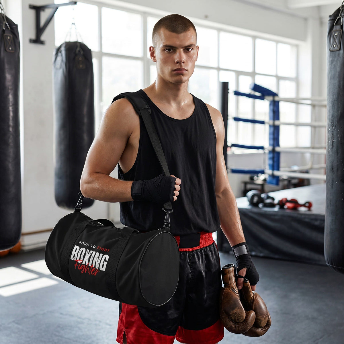 Sac Sac de Sport Boxe Noir