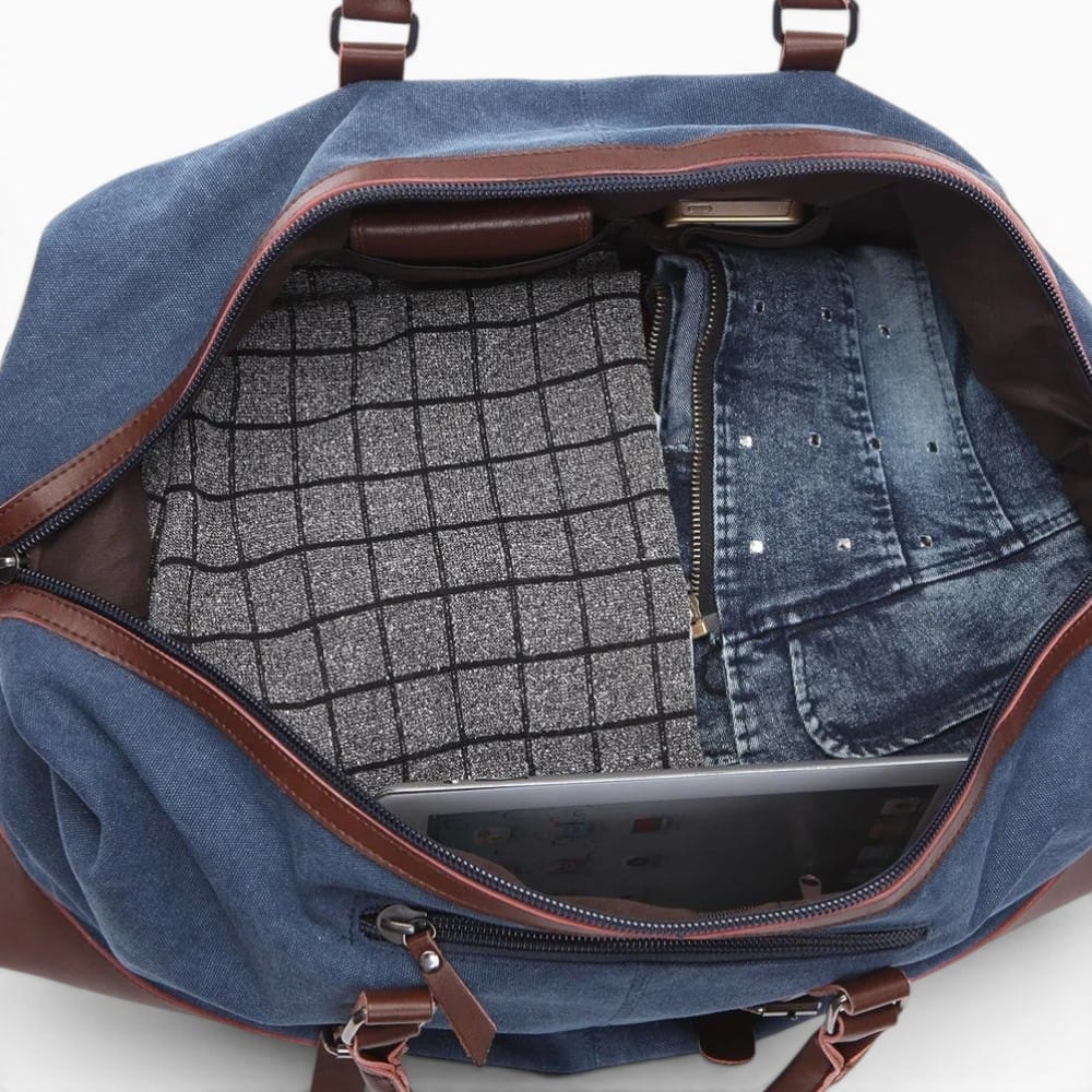 Sac Sac de Voyage Vintage en Toile
