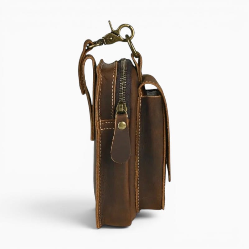 Sac Sacoche de Ceinture Cuir
