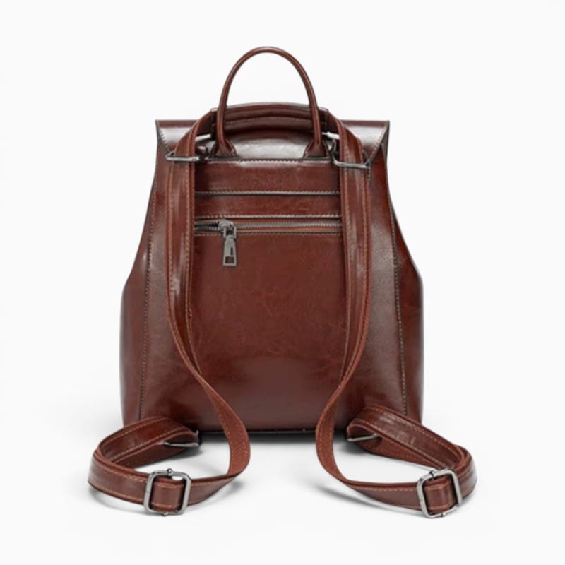 Sac Sac à Dos Cuir Femme Vintage à Bandoulière