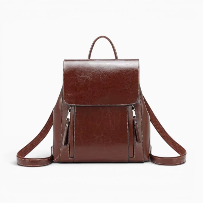 Sac Sac à Dos Cuir Femme Vintage à Bandoulière