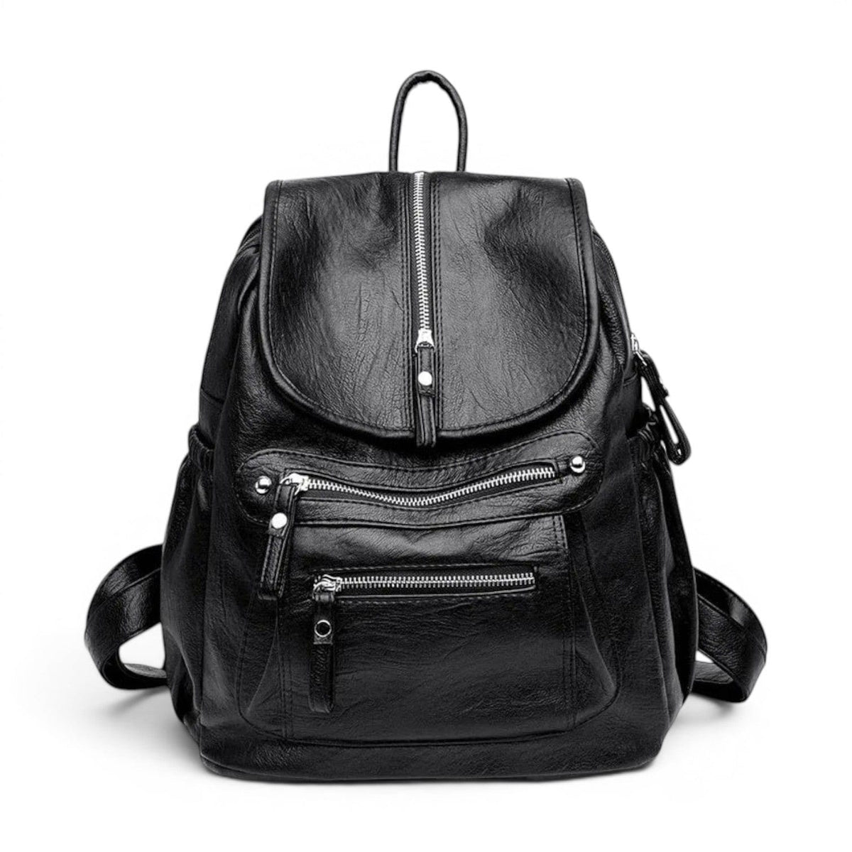Sac Sac à Dos Cuir Vintage Multi Poches