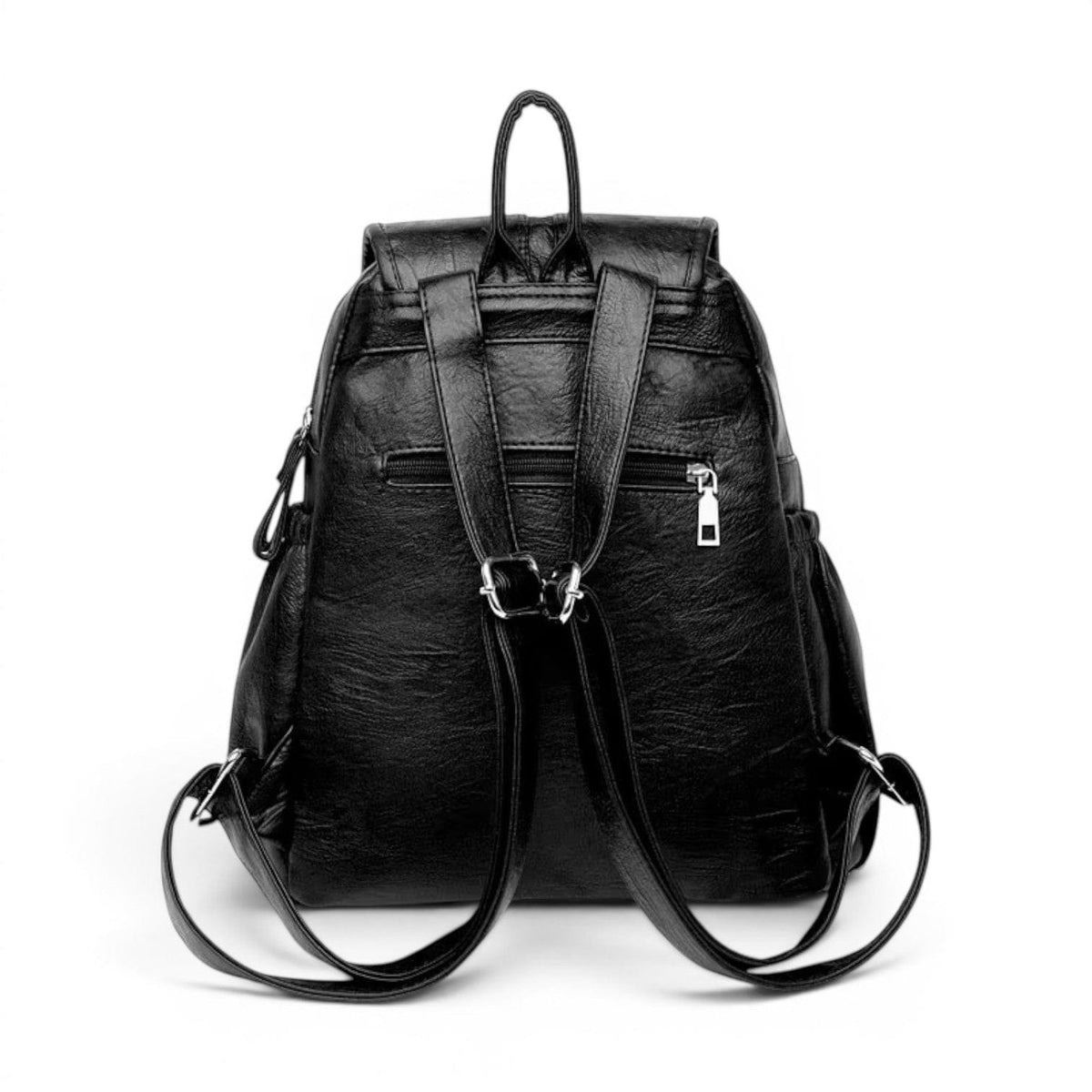 Sac Sac à Dos Cuir Vintage Multi Poches