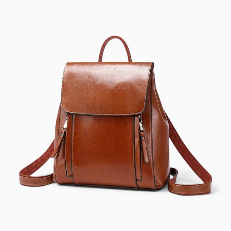 Sac Sac à Dos Cuir Femme Vintage à Bandoulière