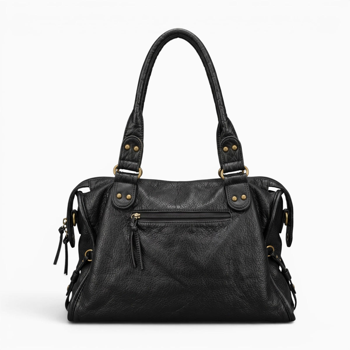 Sac Sac à Main Femme Noir Souple Vintage