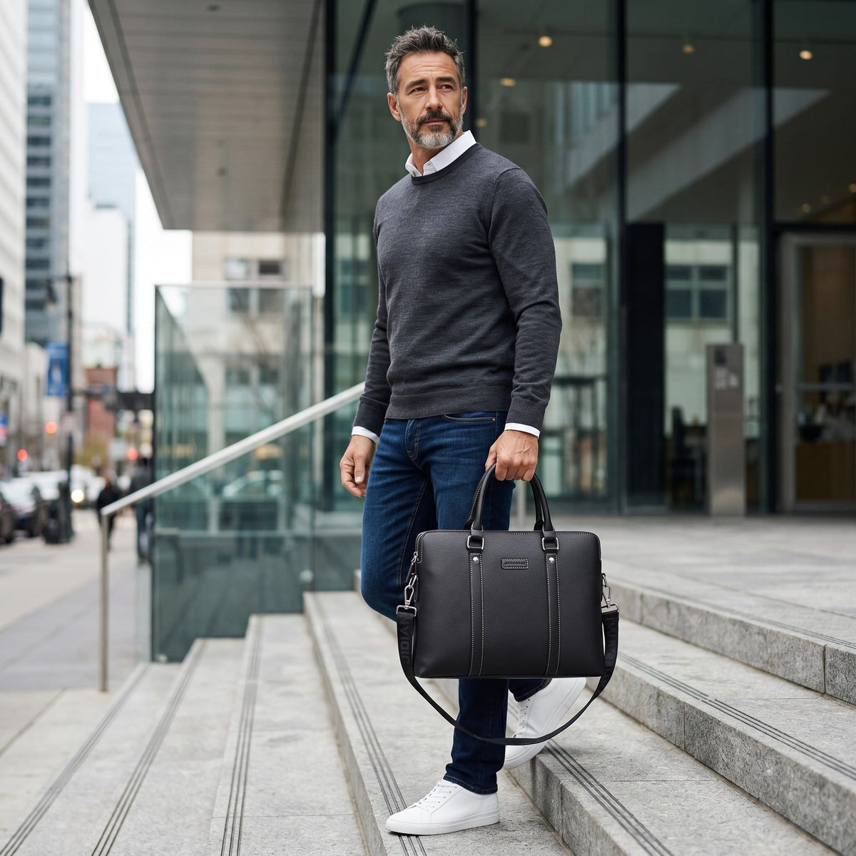 Sac Sacoche Ordinateur Homme 14 Pouces