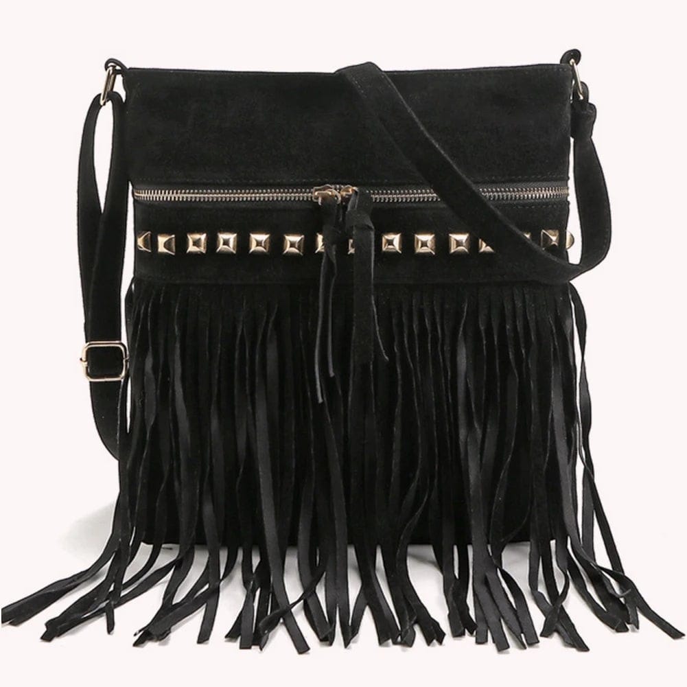 Sac Sac à Main Bandoulière Femme À Franges