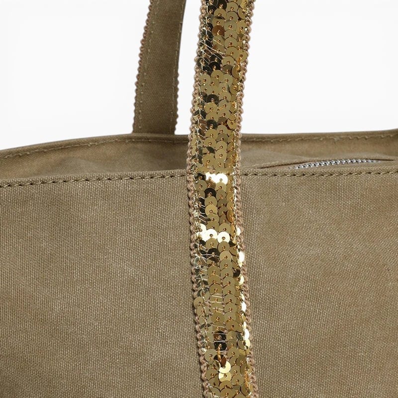 Sac Sac à Main Femme Toile Pailletée