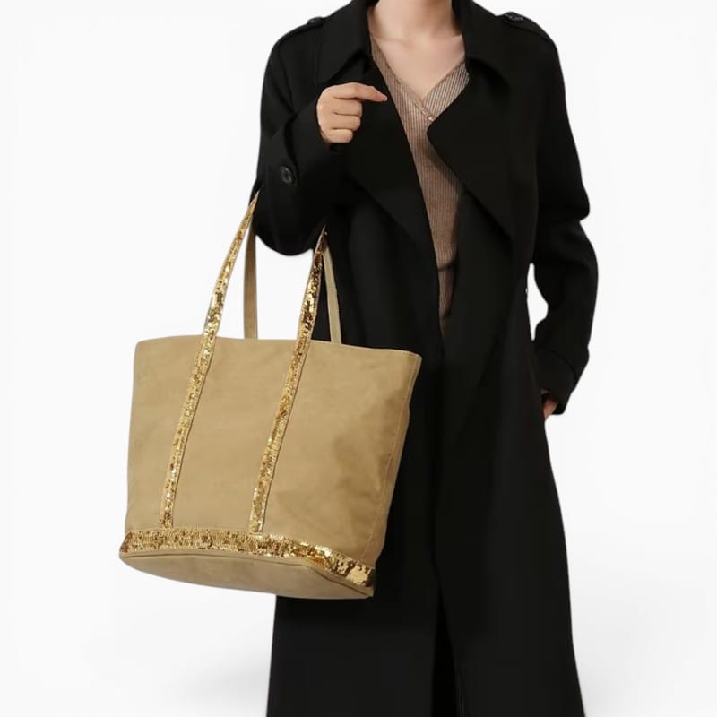 Sac Sac à Main Femme Toile Pailletée