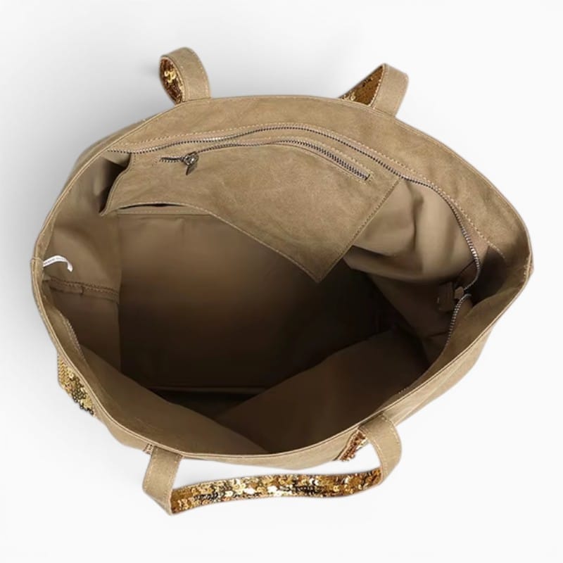Sac Sac à Main Femme Toile Pailletée