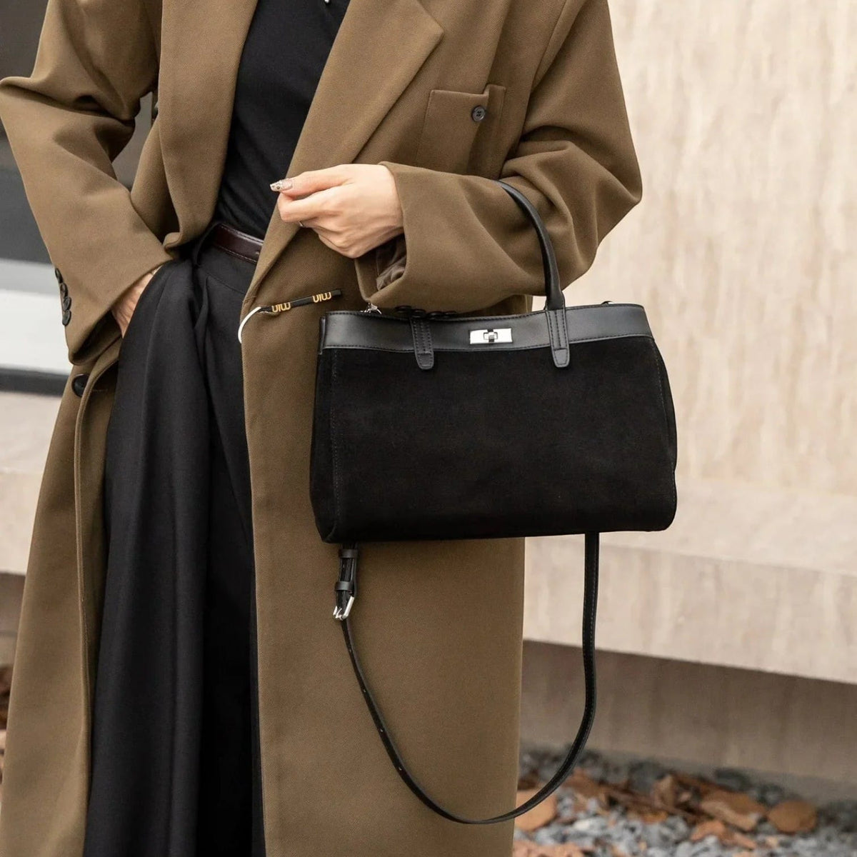 Sac Sac À Main Femme Vintage Daim