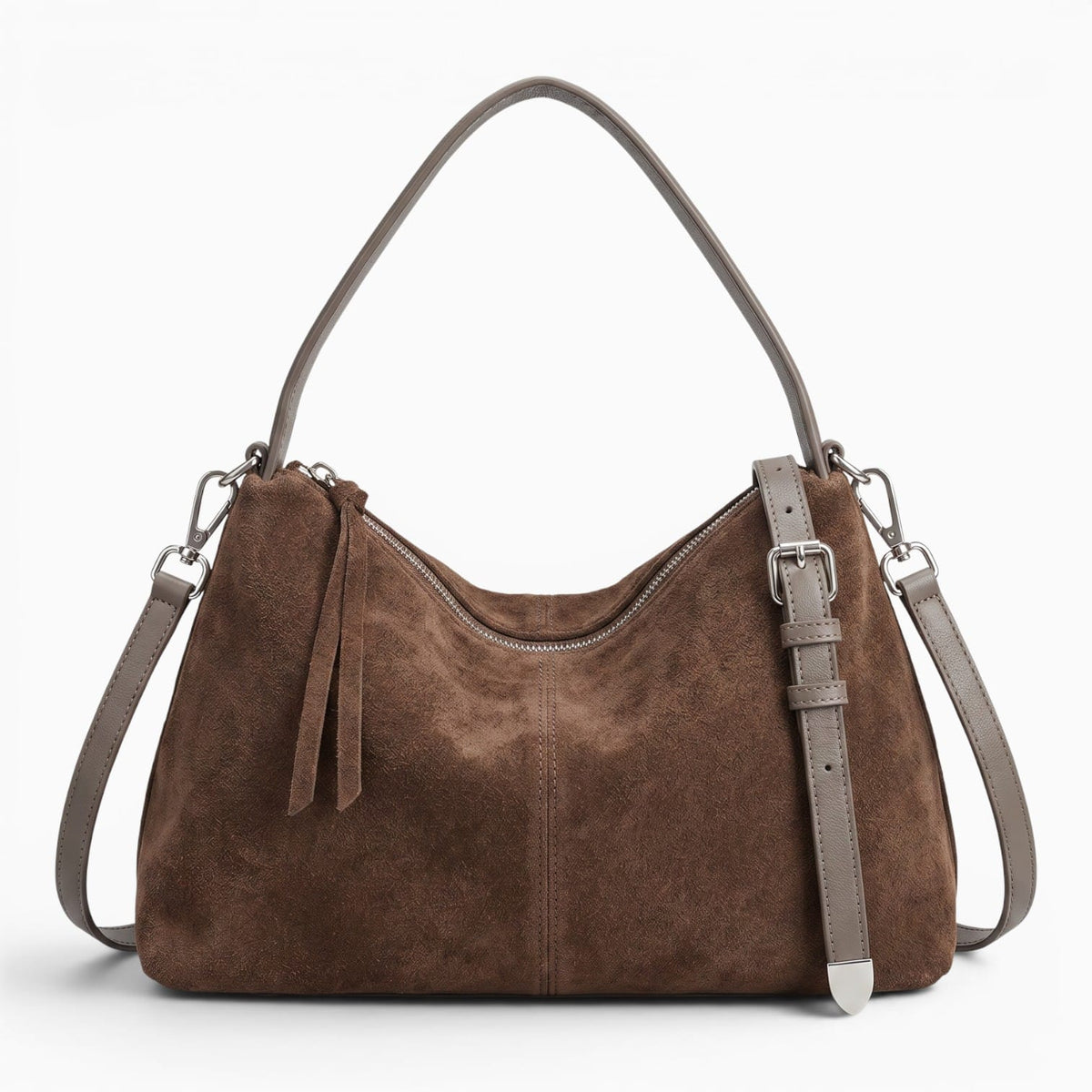Sac Sac À Main Hobo Femme Daim