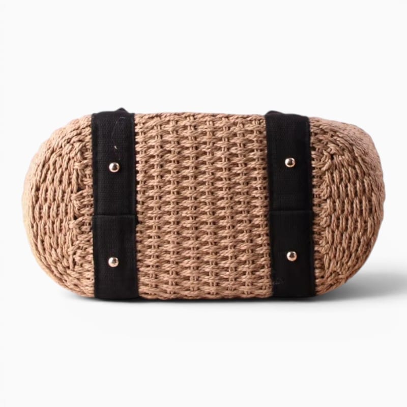 Sac Sac À Main Femme En Paille Tressée
