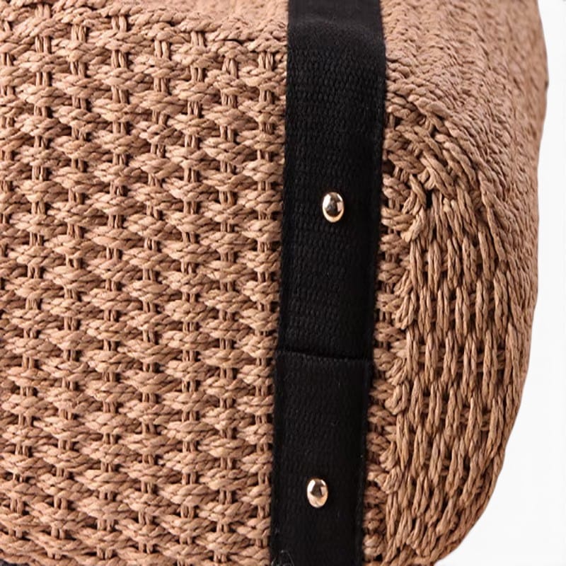 Sac Sac À Main Femme En Paille Tressée