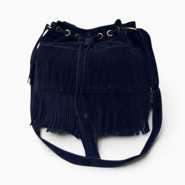 Sac Sac Bandoulière Femme Daim À Franges