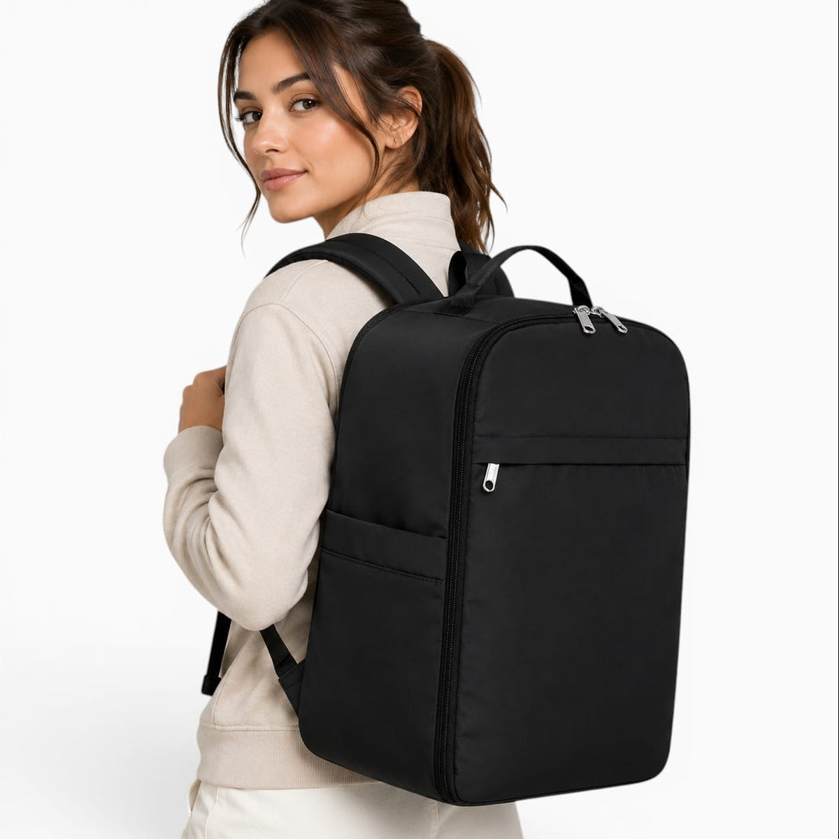 Sac Sac a dos voyage cabine grande capacité avec ouverture valise pratique