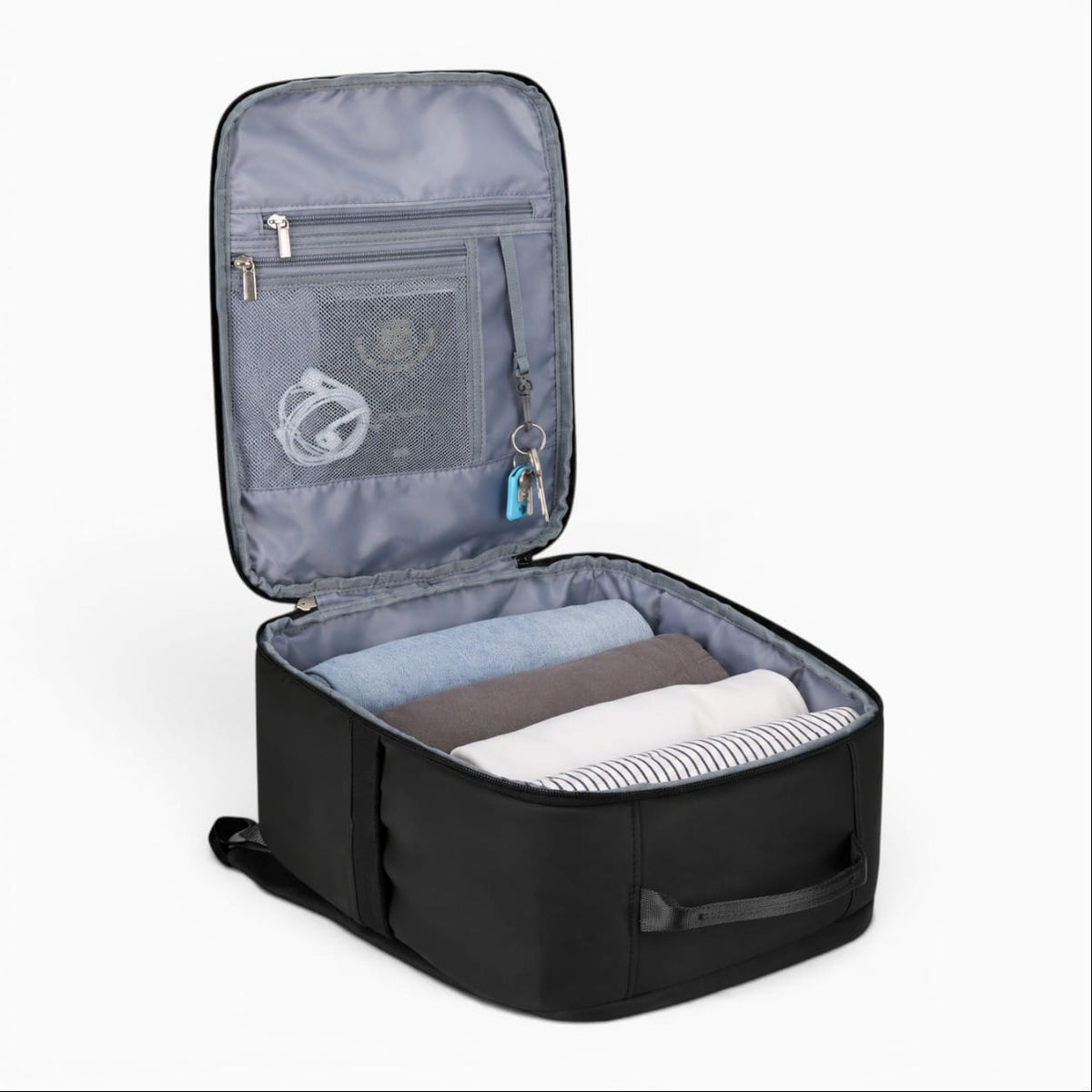 Sac Sac a dos voyage cabine grande capacité avec ouverture valise pratique