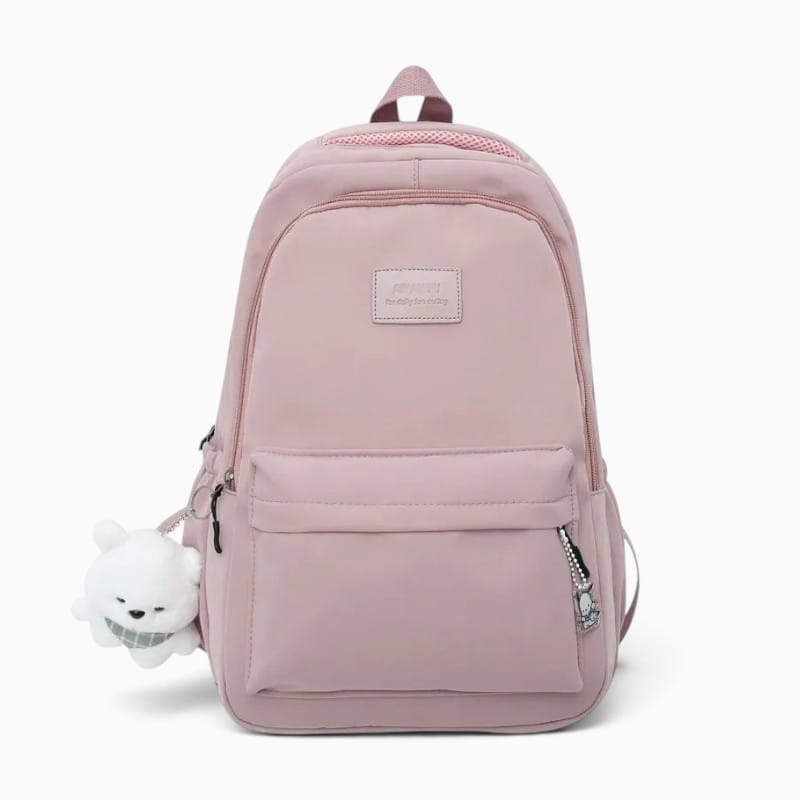 Sac Sac à Dos École Fille avec Peluche