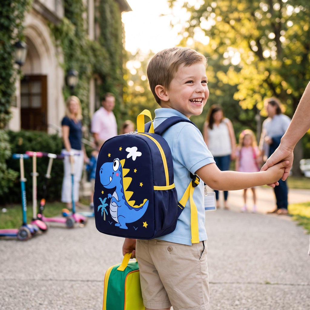 Sac Cartable École Enfant Dinosaure
