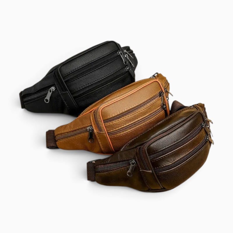Sac Sacoche Sac Banane Cuir Homme