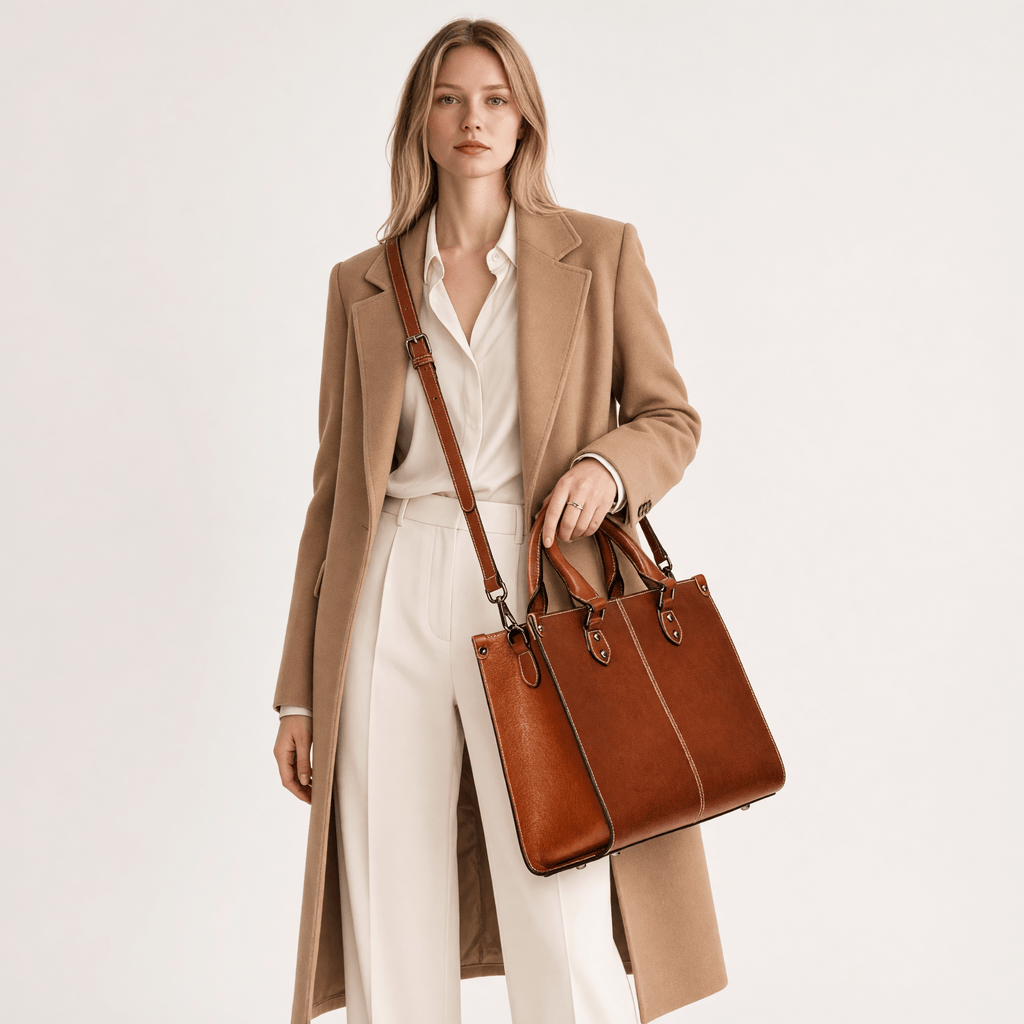 Sac Sac à Main Femme Cuir Véritable Grande Capacité