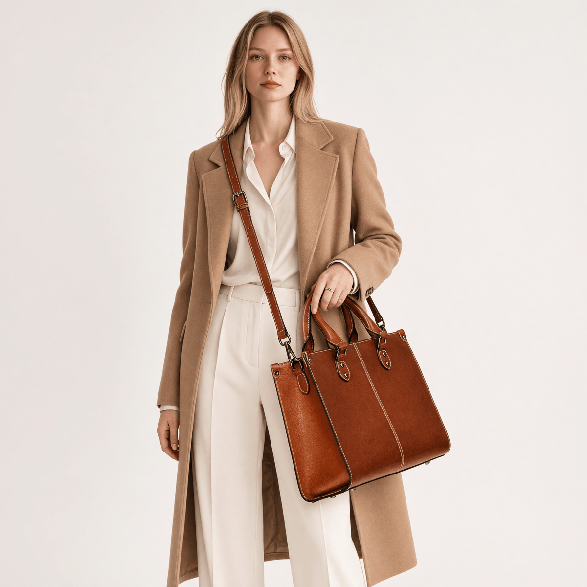 Sac Sac à Main Femme Cuir Véritable Grande Capacité