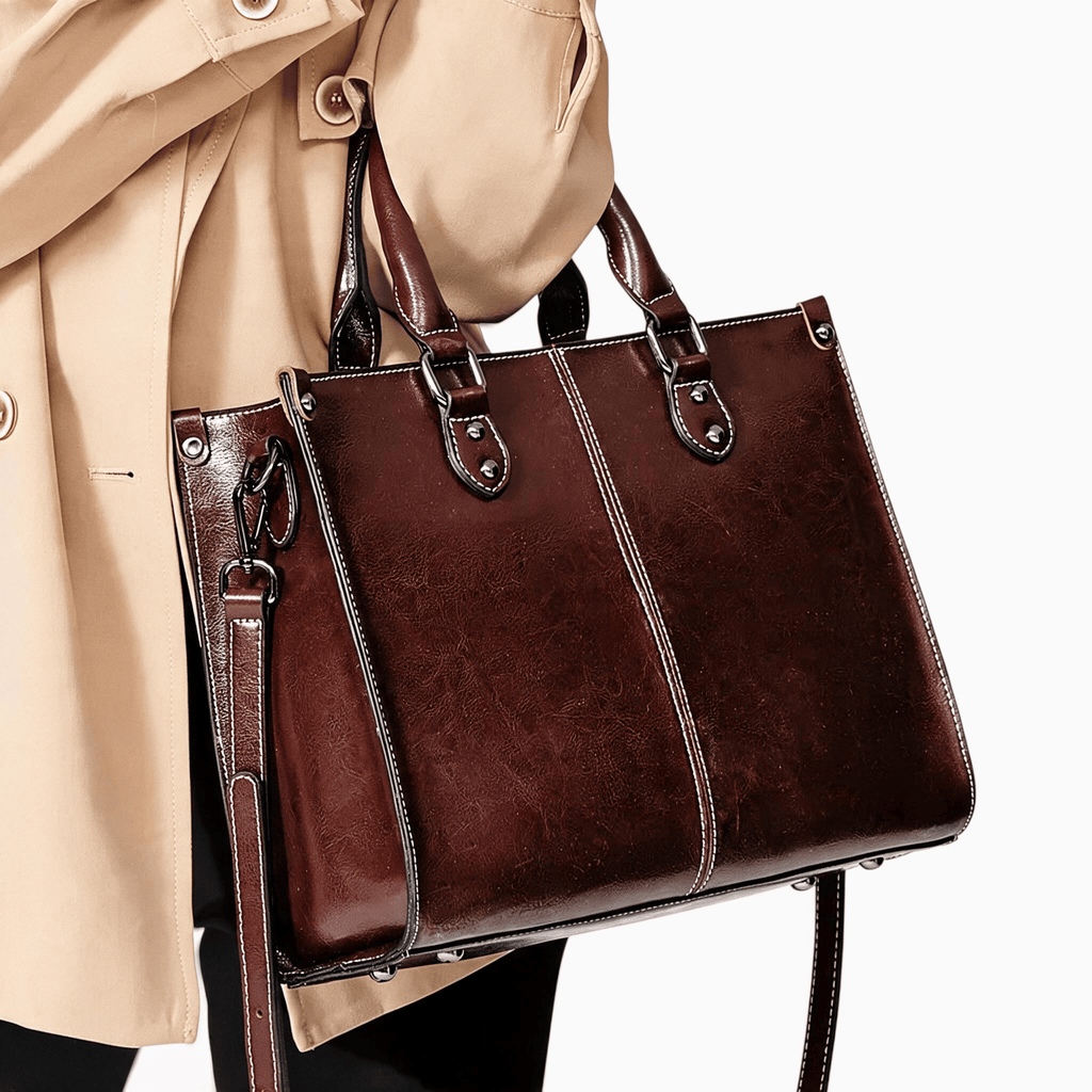 Sac Sac à Main Femme Cuir Véritable Grande Capacité