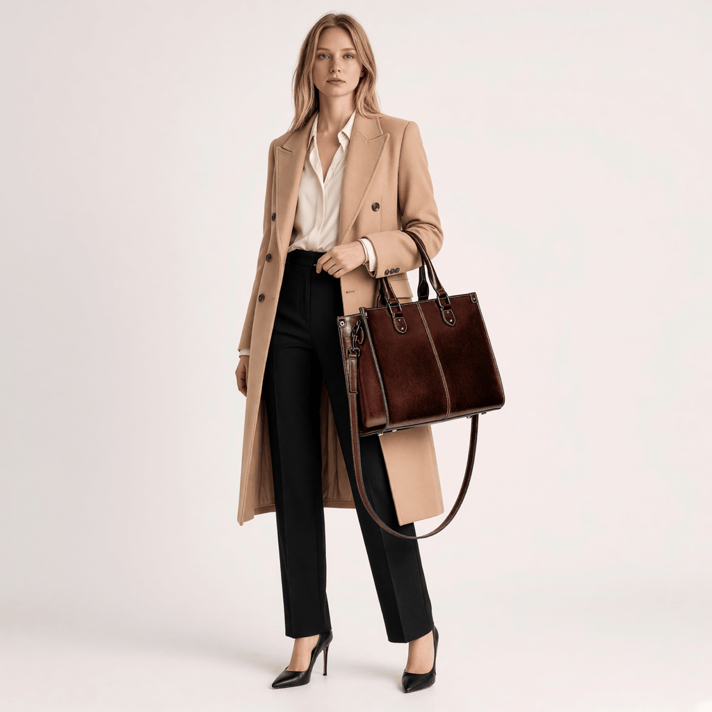 Sac Sac à Main Femme Cuir Véritable Grande Capacité