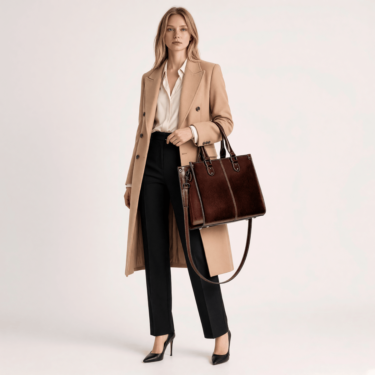 Sac Sac à Main Femme Cuir Véritable Grande Capacité