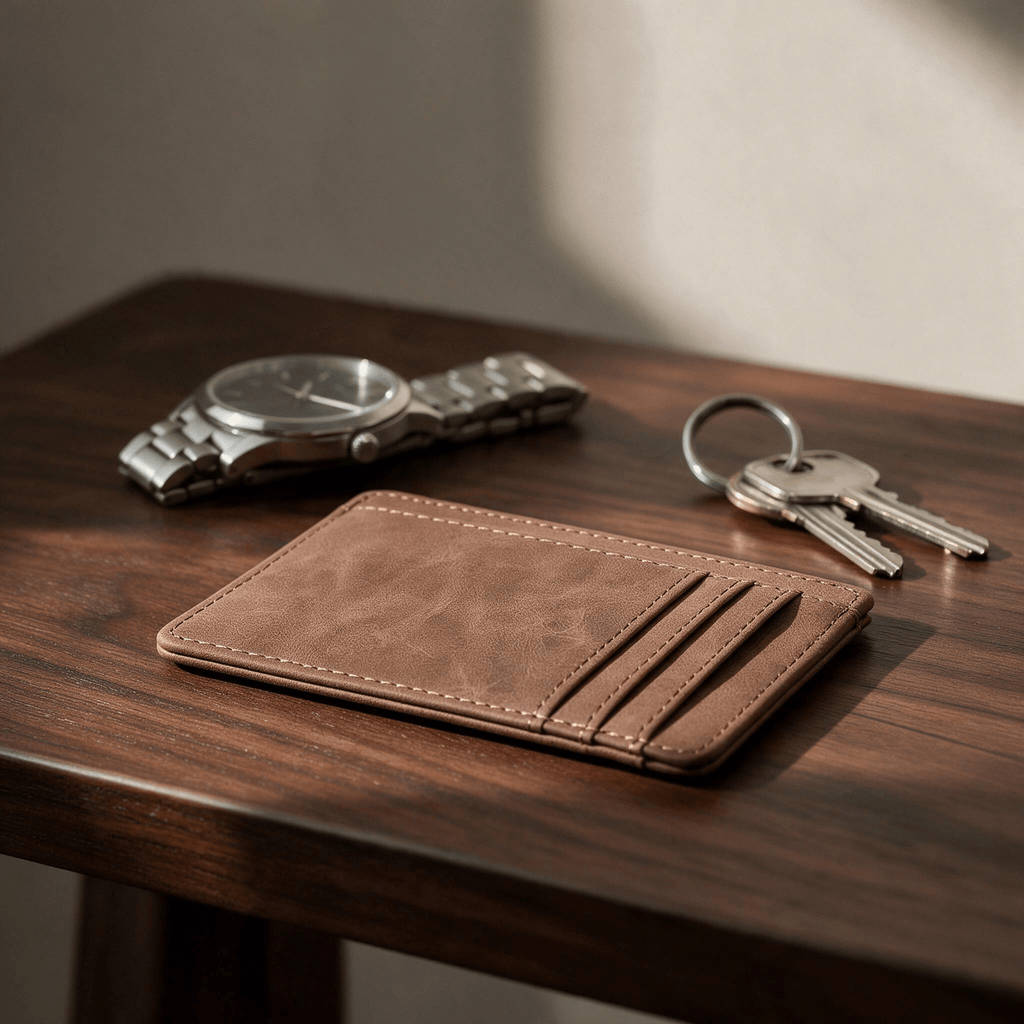 Sac Porte-Carte Fin Unisexe Multirangement