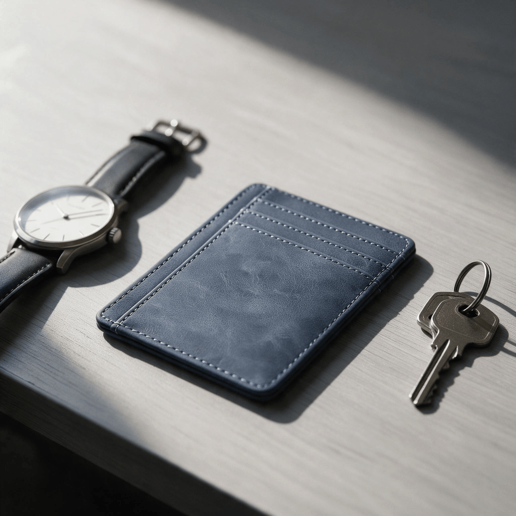 Sac Porte-Carte Fin Unisexe Multirangement