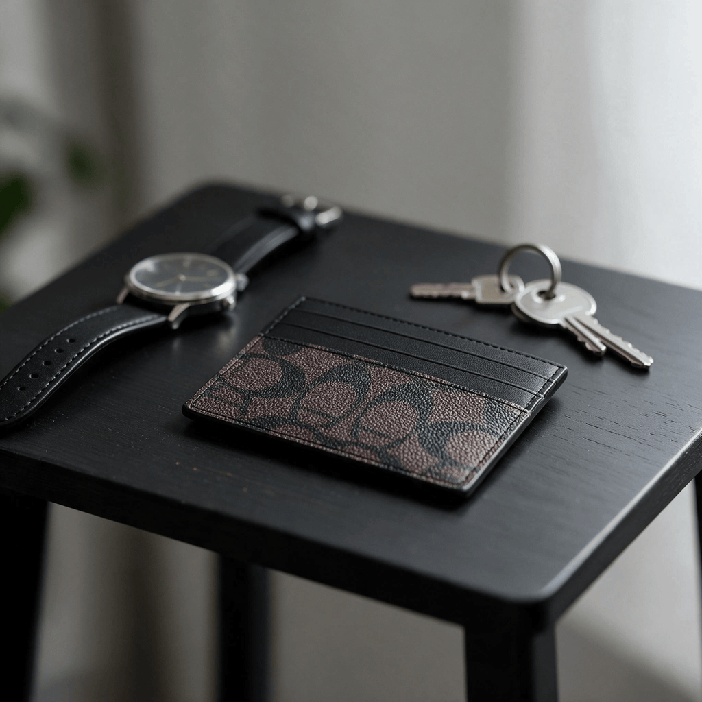 Sac Porte-Carte Femme Compact à Motif