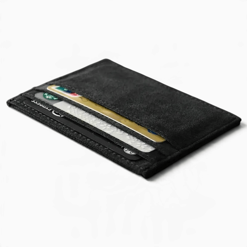 Sac Porte-Carte Unisexe Effet Daim Multirangement