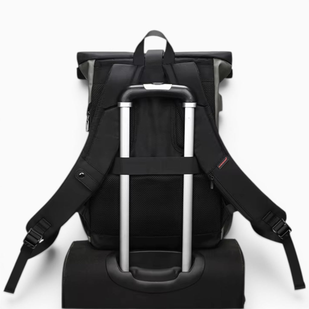 Sac sac à dos imperméable KOOGER avec sangle pour valise, idéal pour les voyages et le transport d'ordinateur portable