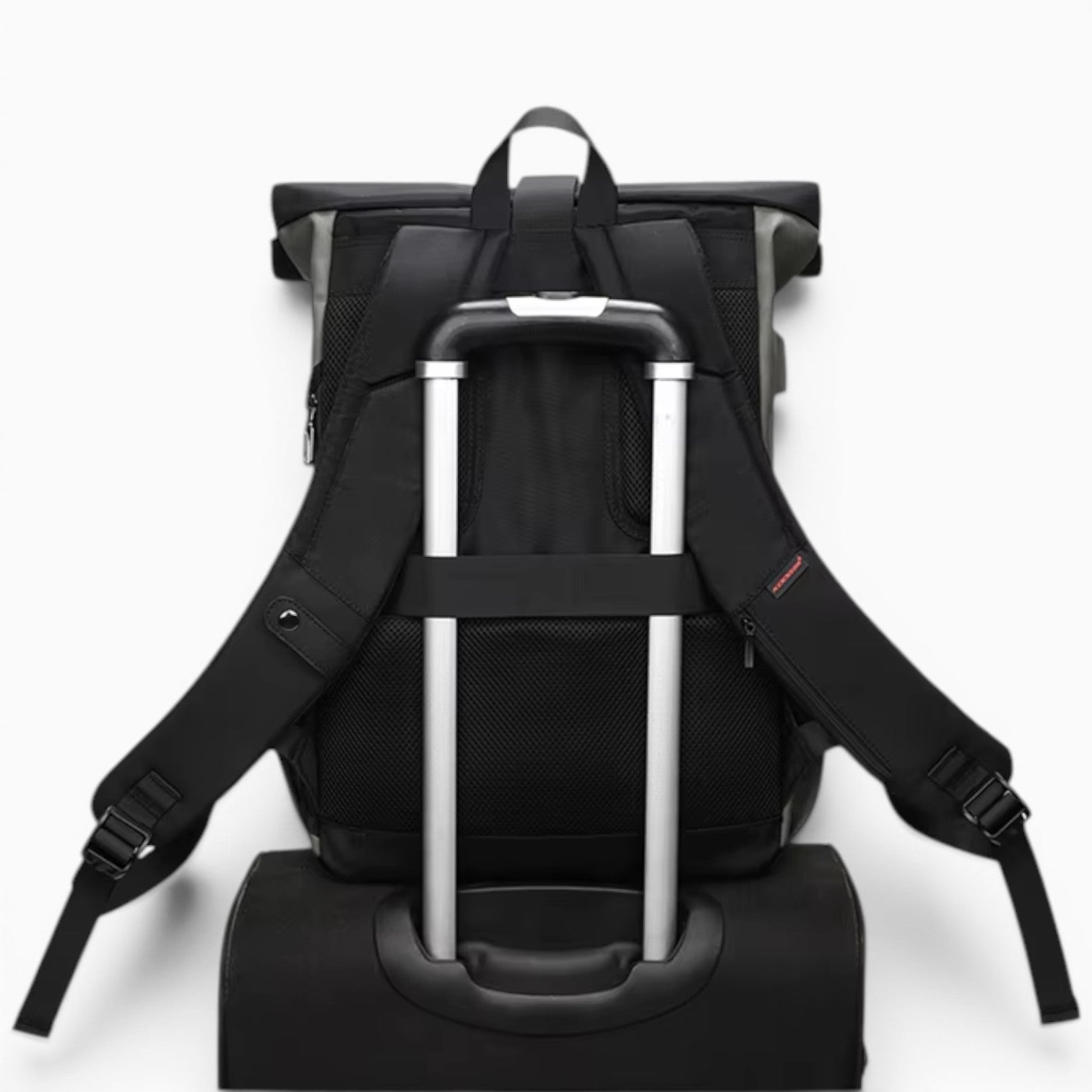 Sac sac à dos imperméable KOOGER avec sangle pour valise, idéal pour les voyages et le transport d'ordinateur portable