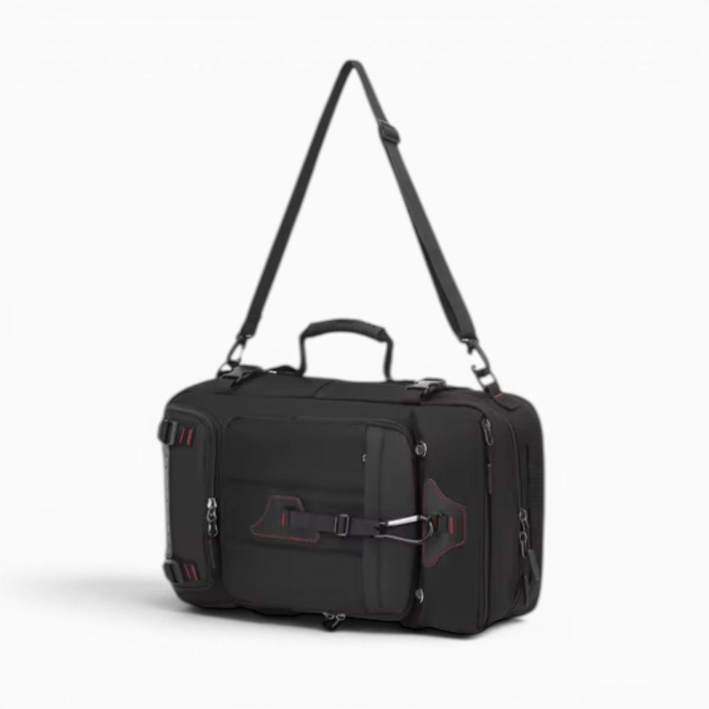 Sac sac à dos de randonnée noir en oxford imperméable avec port USB et compartiments multiples pour voyage